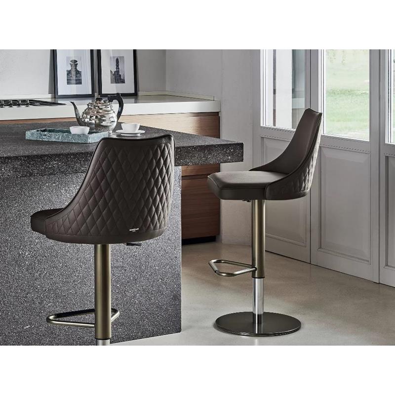 Clara 40.59 Bar Stool with Quilted Back