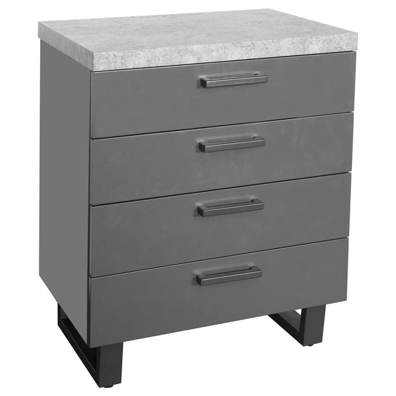 Fontwell 4 Drawer Chest Stone Effect
