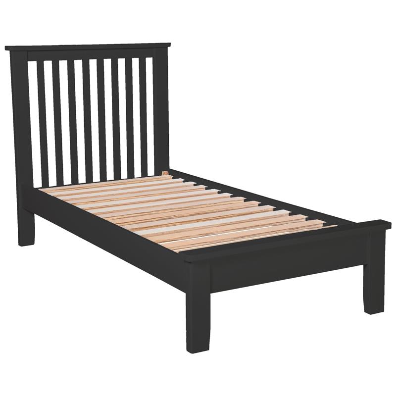 Hemsby Painted 3 Bedframe - Charcoal