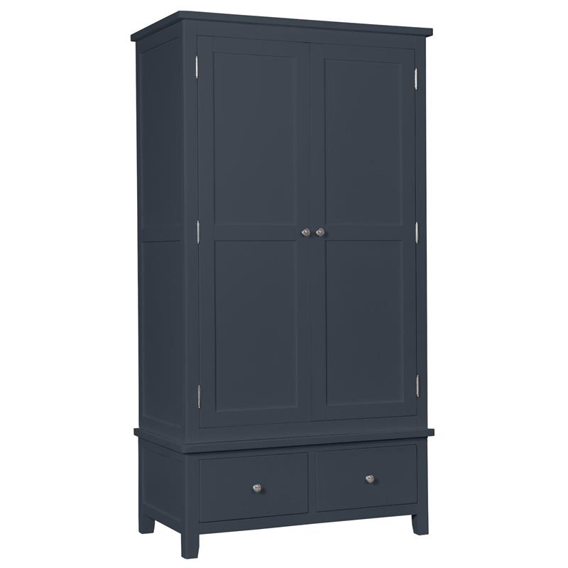 Hemsby Painted Gents Wardrobe - Blue