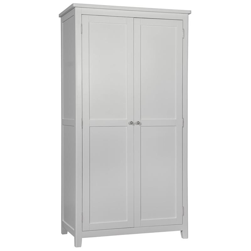 Hemsby Painted Full Hanging Wardrobe - Grey