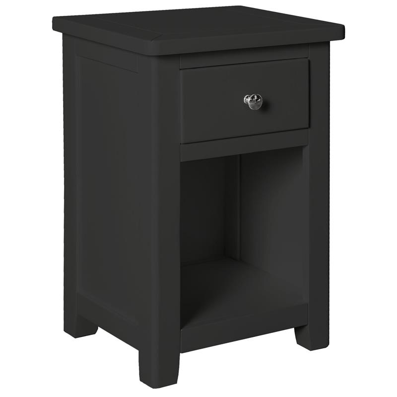 Hemsby Painted Nightstand - Charcoal