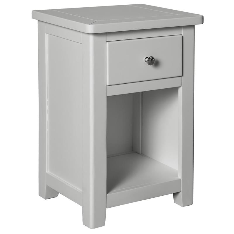 Hemsby Painted Nightstand - Grey