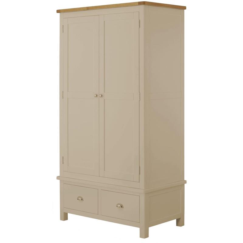 Plumpton Gents Wardrobe - Stone