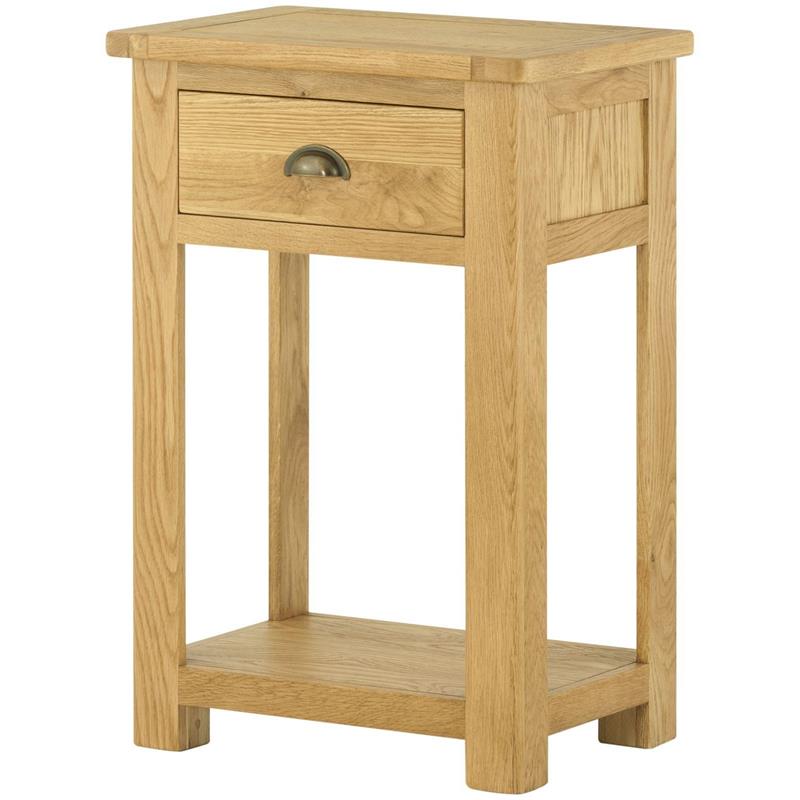 Plumpton 1 Drawer Console Table - Oak