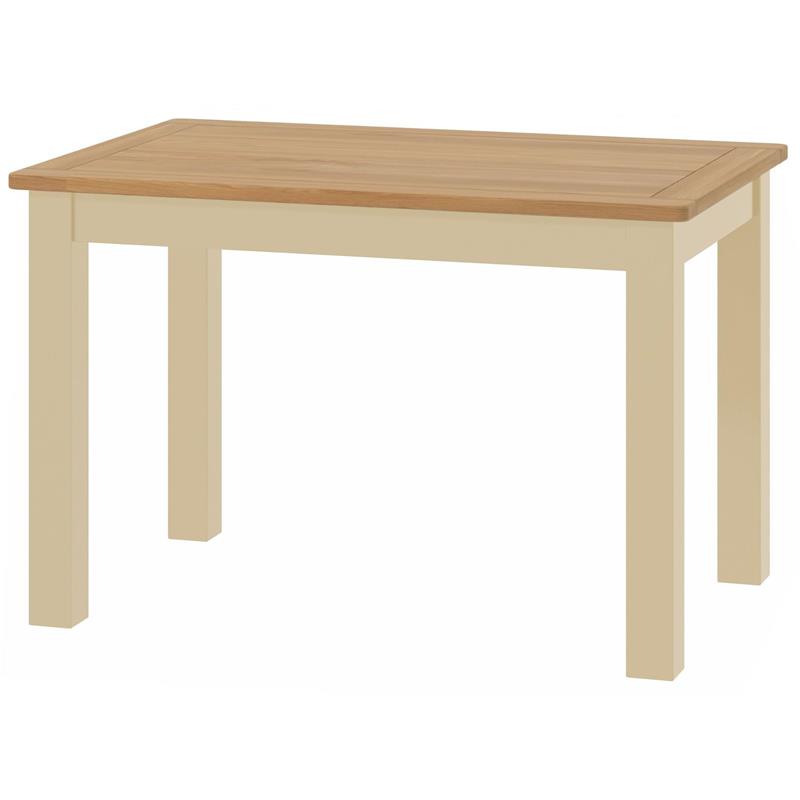 Plumpton Fixed Top Dining Table - Stone