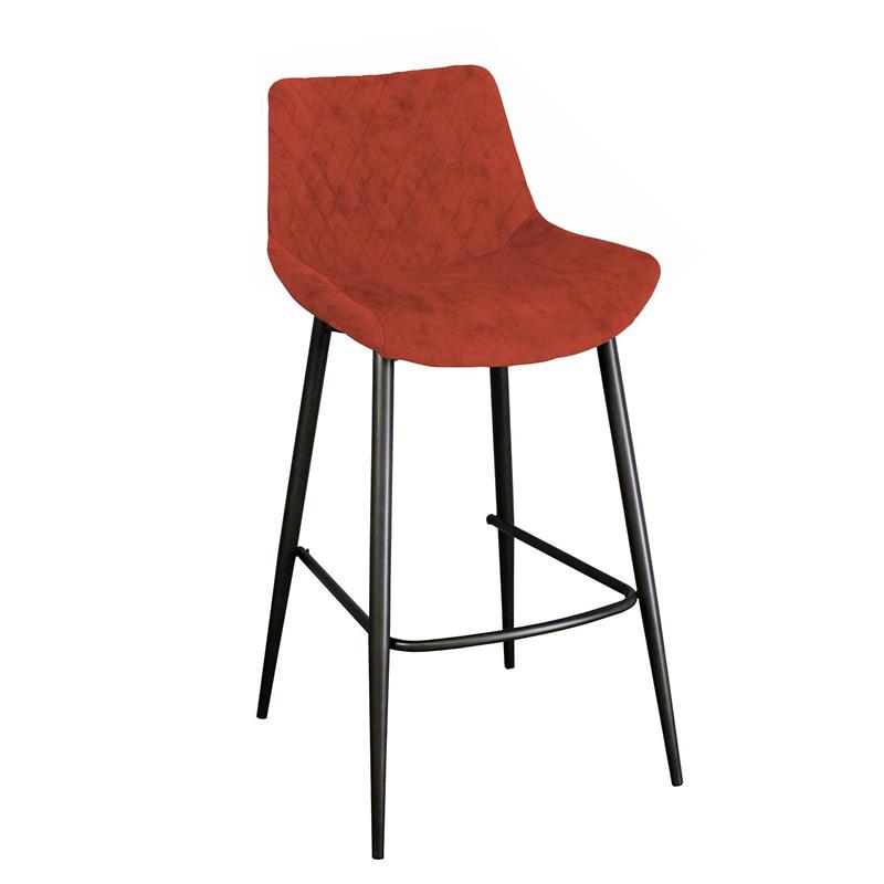 Stratford Bar Stool - Burnt Orange