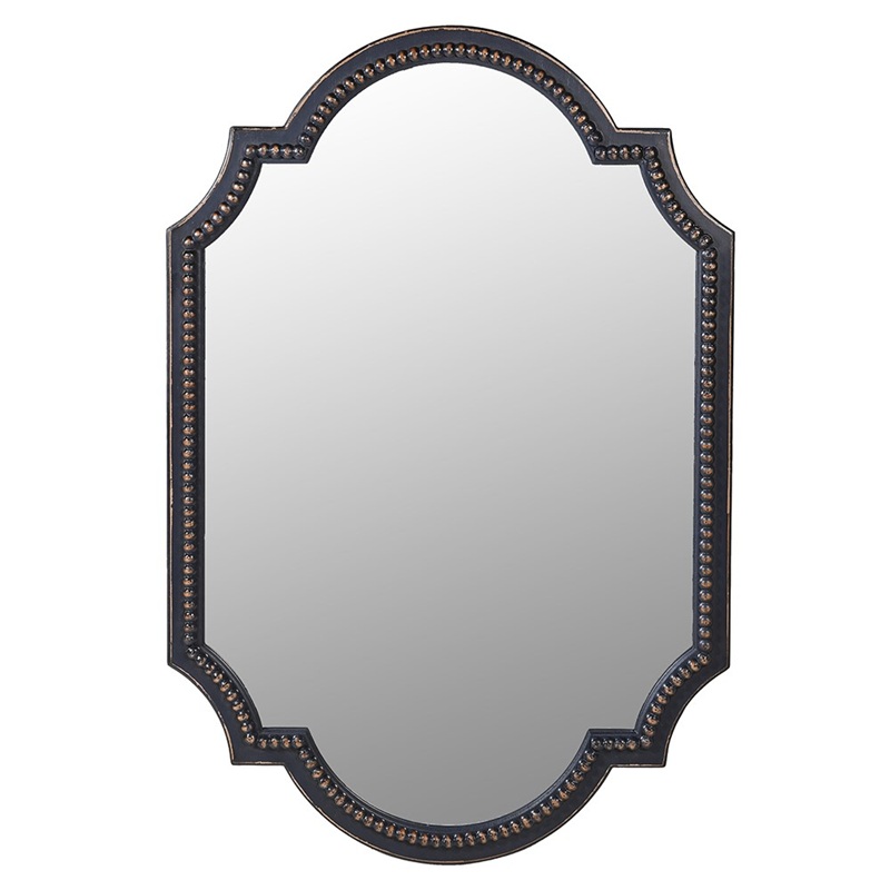 Black Ornate Wall Mirror 