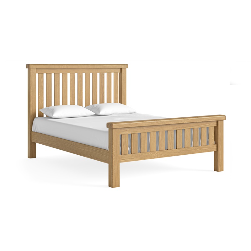 Norfolk Oak 5 Slatted Bed