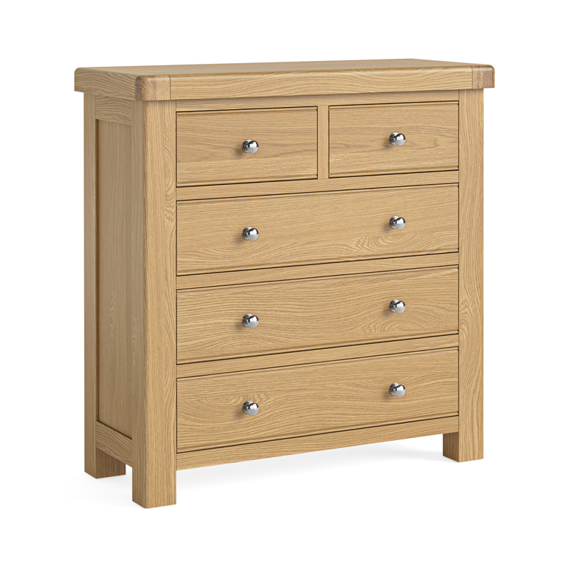 Norfolk Oak 2 + 3 Drawer Chest