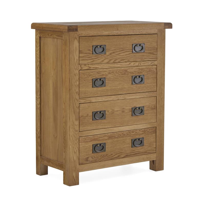 Suffolk Oak Chest 4 Drawer