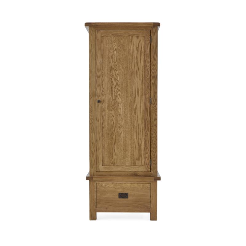 Suffolk Oak Single Wardrobe