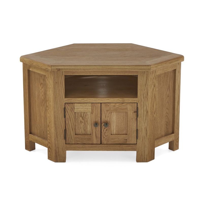 Suffolk Oak Corner Tv Unit