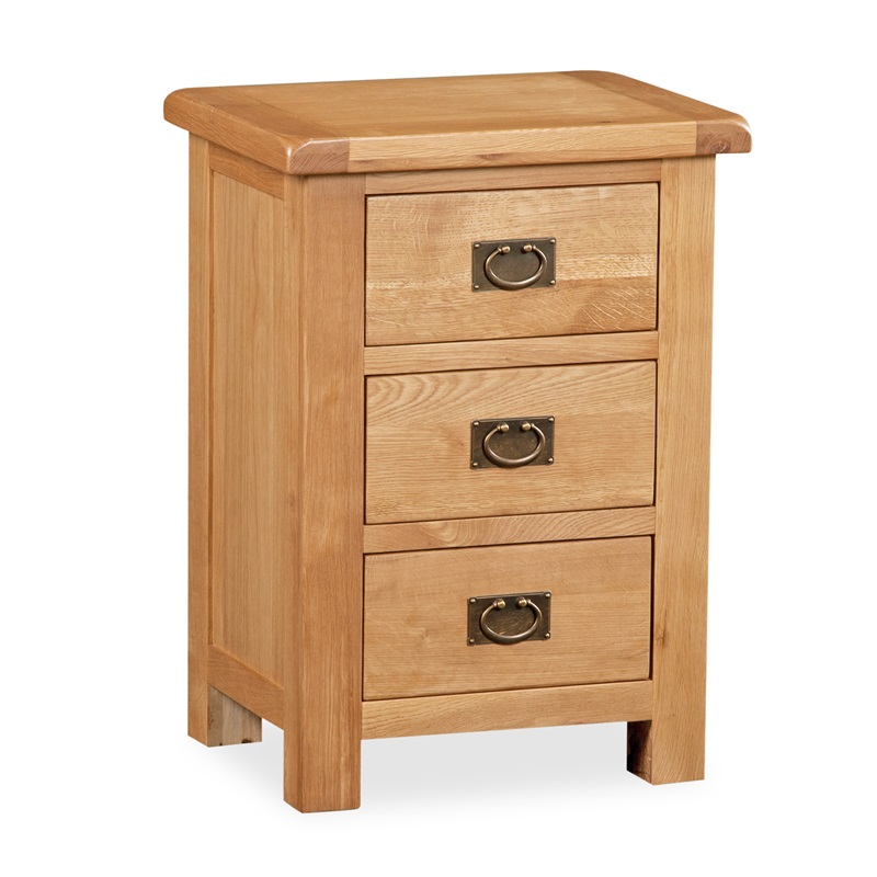 Suffolk Oak Wide Bedside