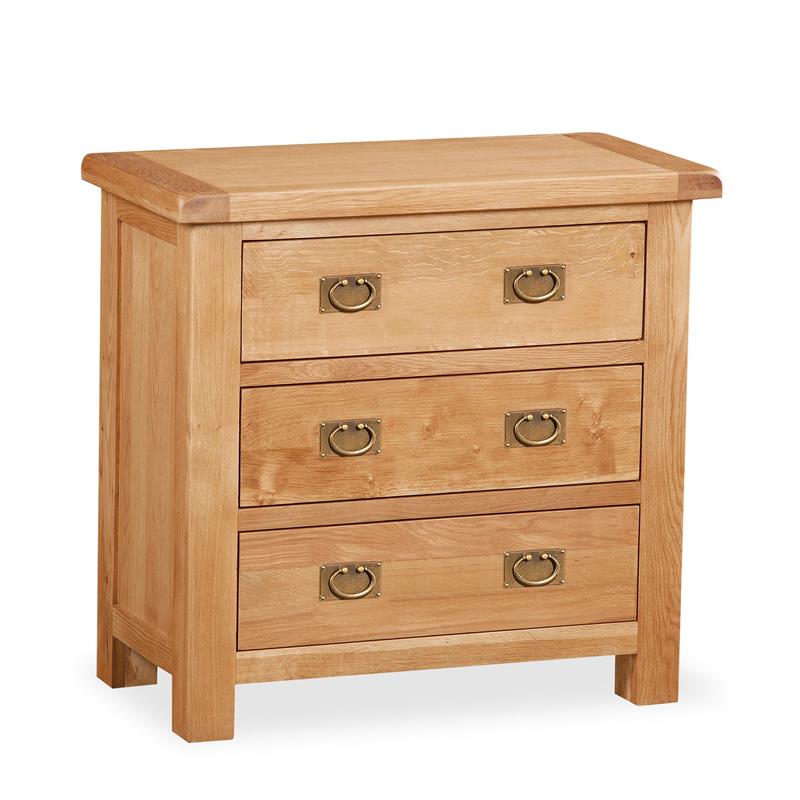 Suffolk Oak Chest 3 Drawer