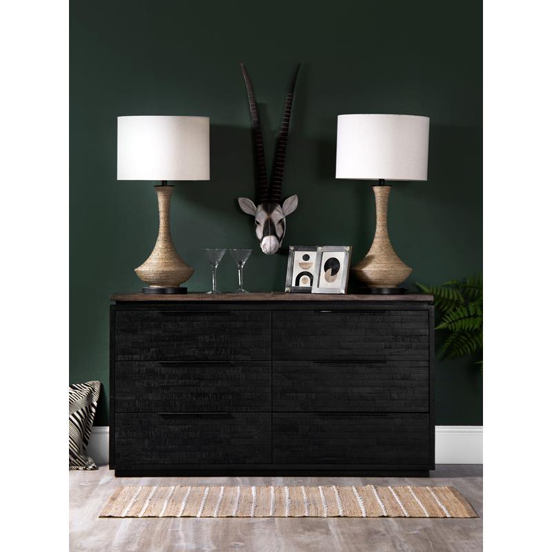 Babingley 6 Drawer Chest - Teak