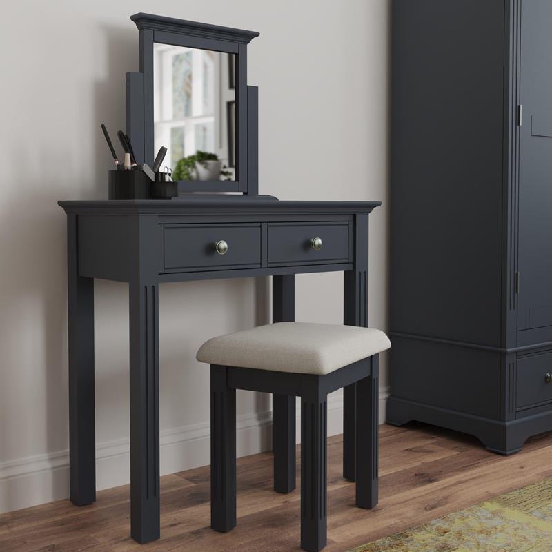 Breckles Midnight Grey Dressing Table