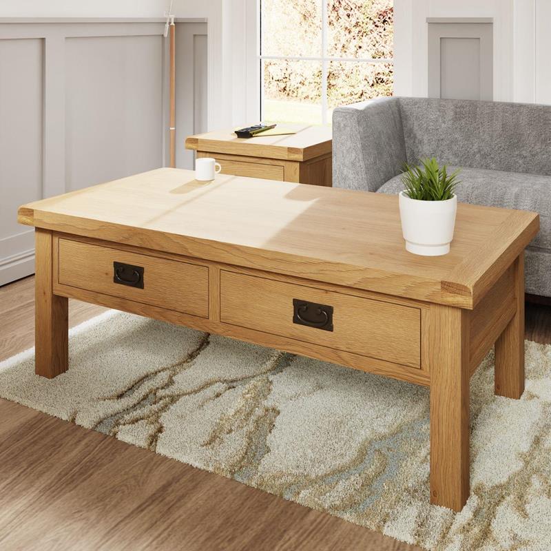 Country Oak Large Coffee Table