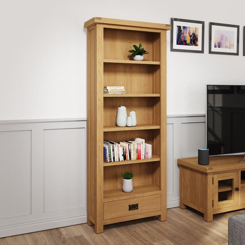 Country Oak Medium Bookcase