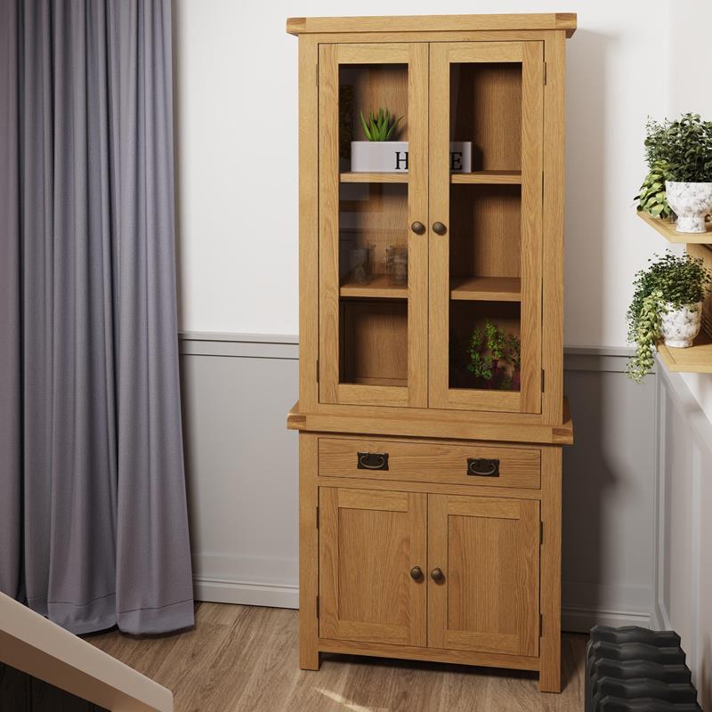 Country Oak Small Dresser Top