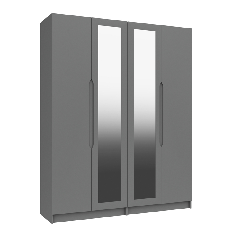 Range 13 Tall 4 Door Robe with 2 Mirrors