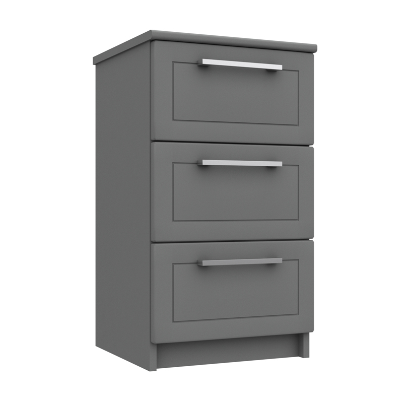 Range 15 3 Drawer Bedside Chest