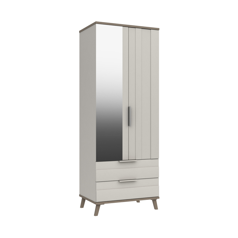 Range 17 2 Door Combi Robe with Mirror