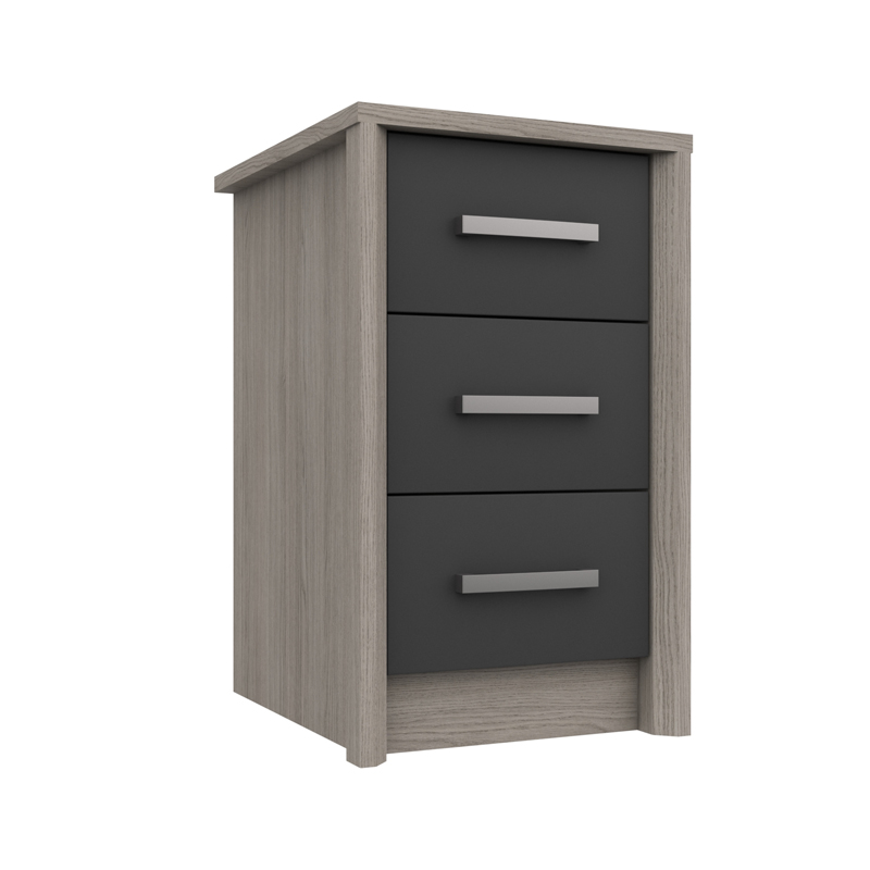 Range 18 3 Drawer Bedside Chest