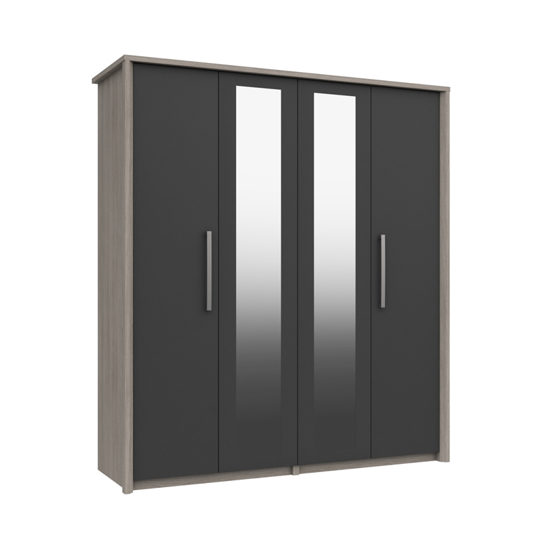 Range 18 4 Door Robe with 2 Mirrors