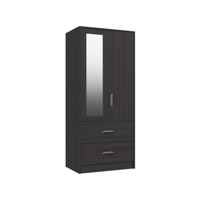 Range 2 2 Door Combi Robe with Mirror