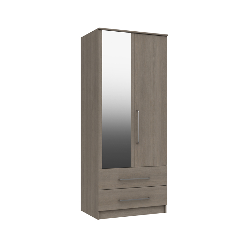 Range 3 2 Door Combi Robe with Mirror