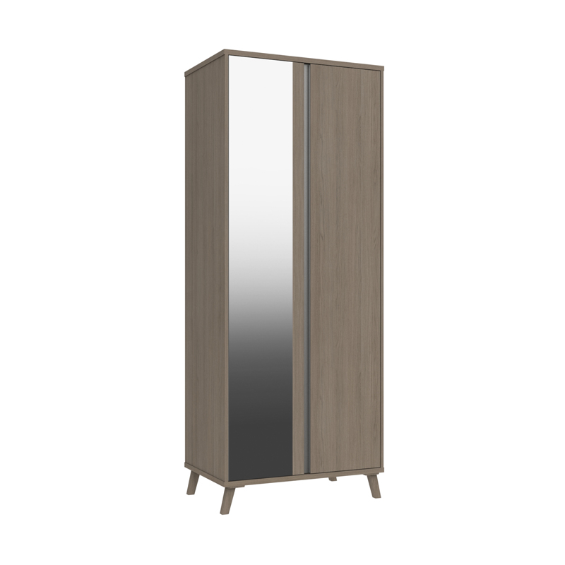 Range 6 2 Door Robe with Mirror