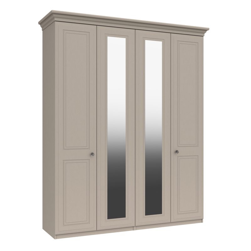 Range 7 Tall 4 Door Robe with 2 Mirrors