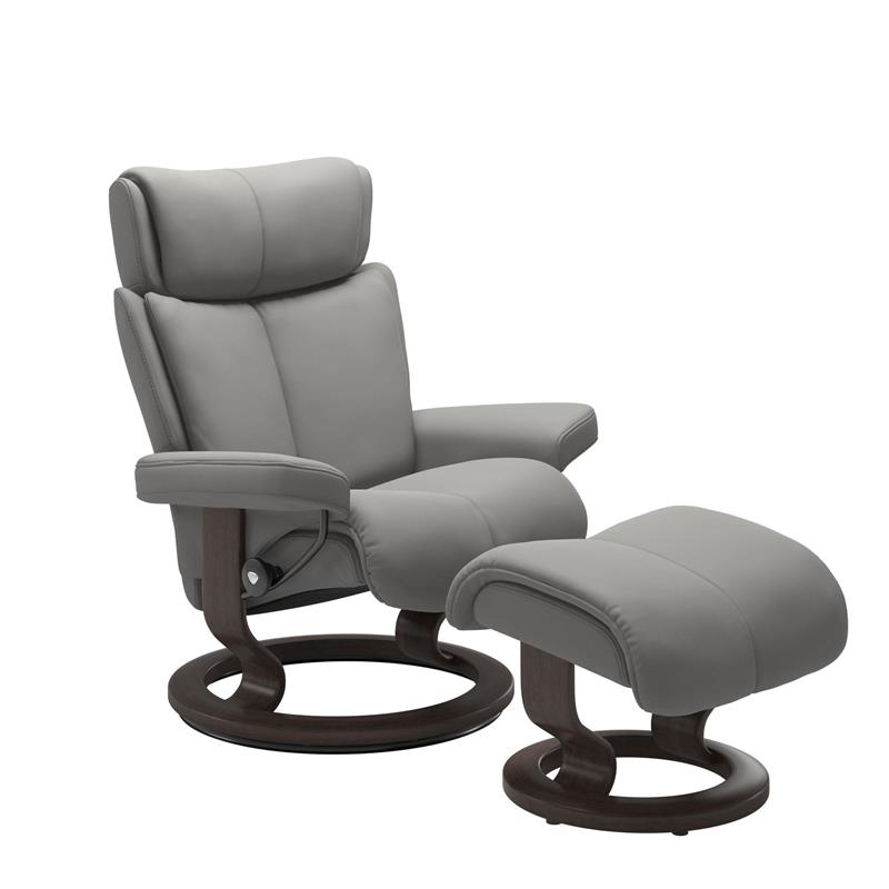 Magic (M) Classic Chair With Footstool