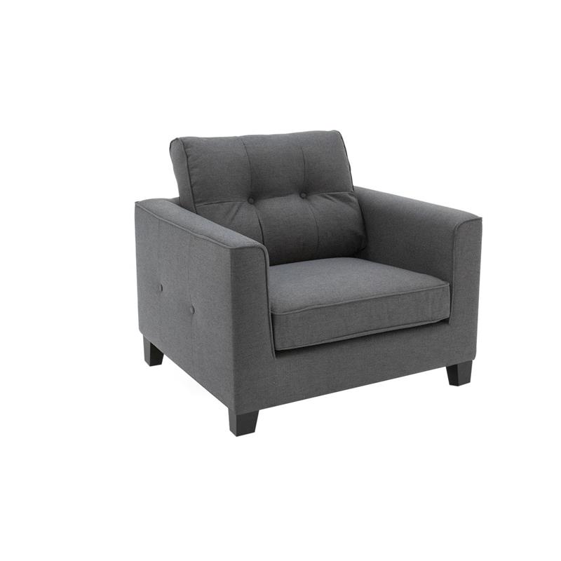 Astrid 1 Seater - Charcoal New