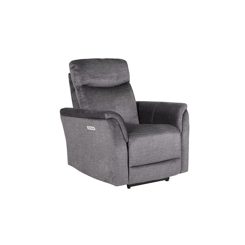Mortimer 1 Seater Electric Recliner - Vogue 16 Graphite