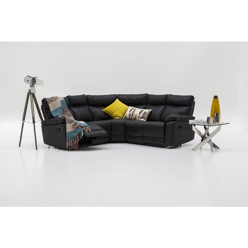 Pakefield Corner Group Electric Reclining - Black