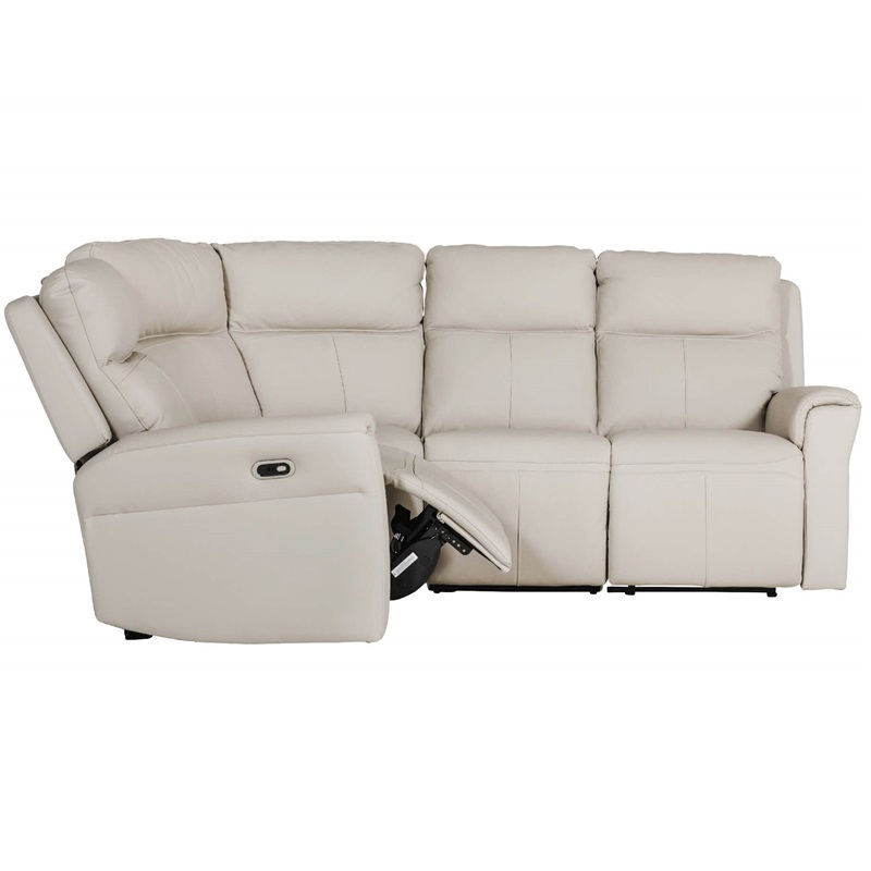 Rushford Corner Group Electric Recliner (4pcs) - Stone Leather