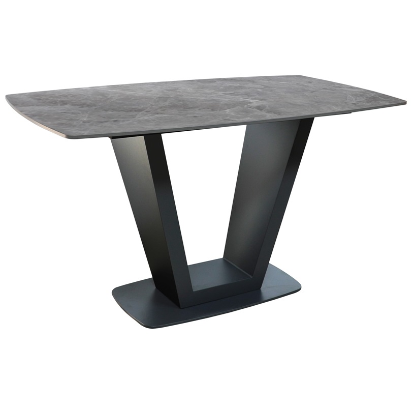 Goodwood 135cm Compact Dining Table - Grey