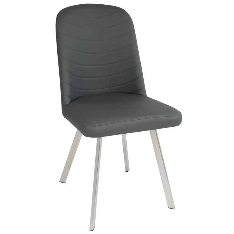 Kelso Dining Chair - Grey PU