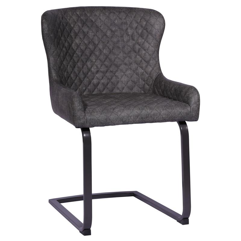 Fontwell Cantilever Dining Chair in Graphite