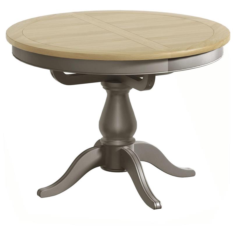 Harpley Single Pedestal Ext Dining Table  110 to 145
