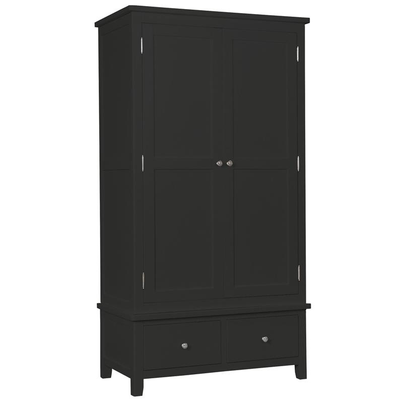Hemsby Painted Gents Wardrobe - Charcoal