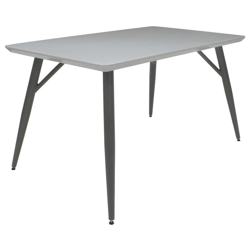 Longham Rectangular Dining Table Grey -130cm