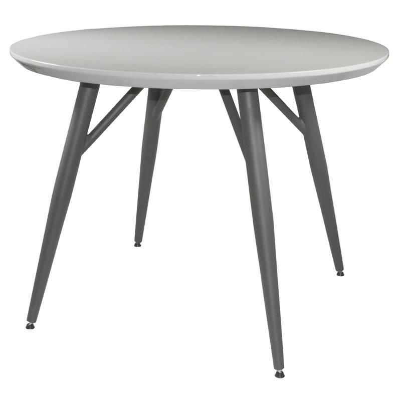 Longham Round Dining Table Grey - 100cm