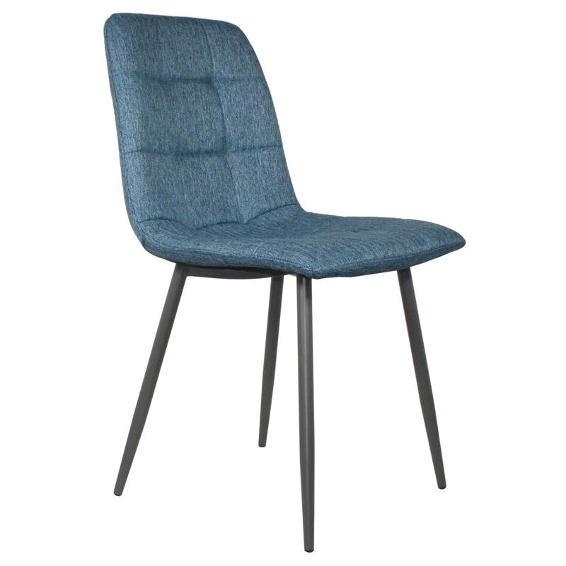 Epsom Chair - Blue (Grey leg)