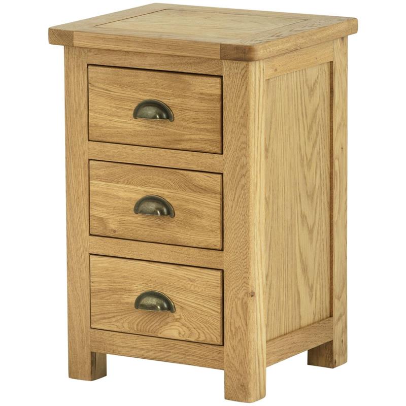 Plumpton Bedside Cabinet - Oak