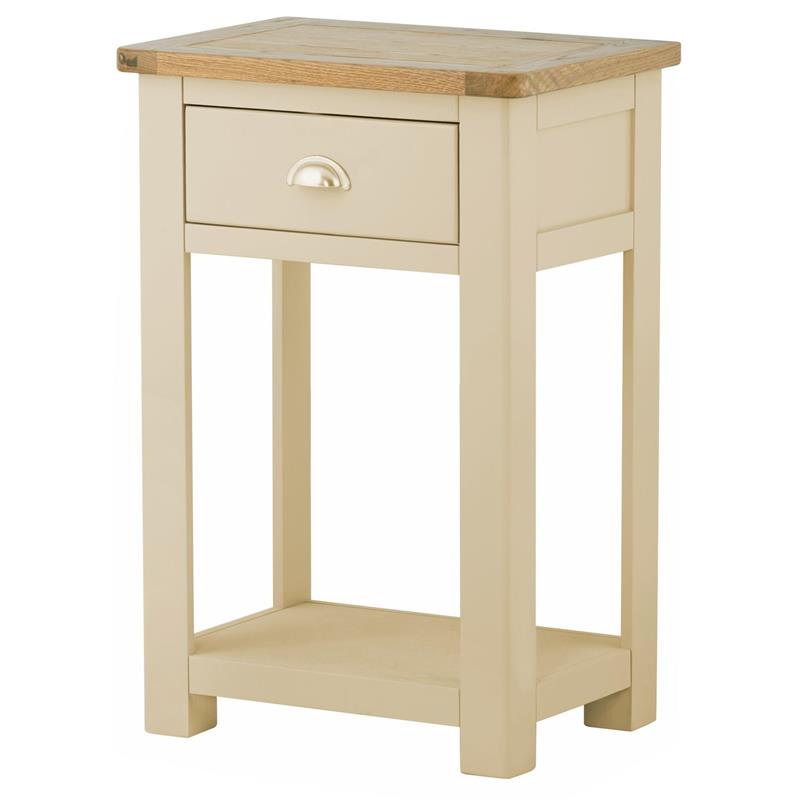 Plumpton 1 Drawer Console Table - Stone