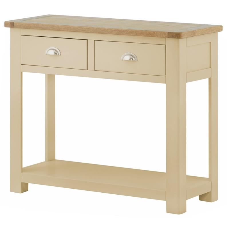 Plumpton 2 Drawer Console Table - Stone