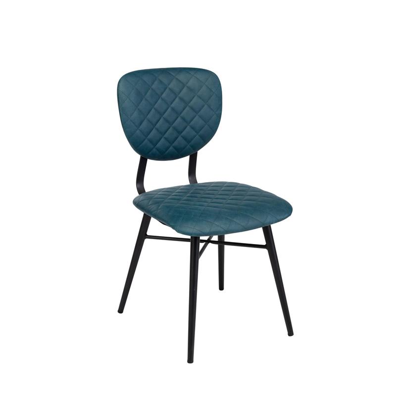 Redcar Dining Chair - Vintage Blue PU